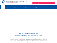 Tablet Screenshot of kh-mk.de